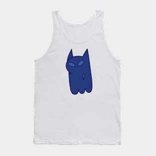 Blue Ghost Cat Tank Top